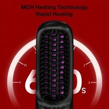 Lược duỗi tóc không dây cầm tay, 3 chế độ nhiệt độ cho các nhu cầu khác nhau, sạc qua USB, nhẹ khi đi du lịch và sử dụng tại nhà - màu gradient - Xem 4