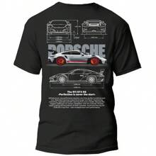 Playera Porsche 911 Gt3 Rs - Negro - Ver 1