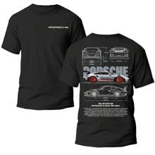 Playera Porsche 911 Gt3 Rs - Negro - Ver 3