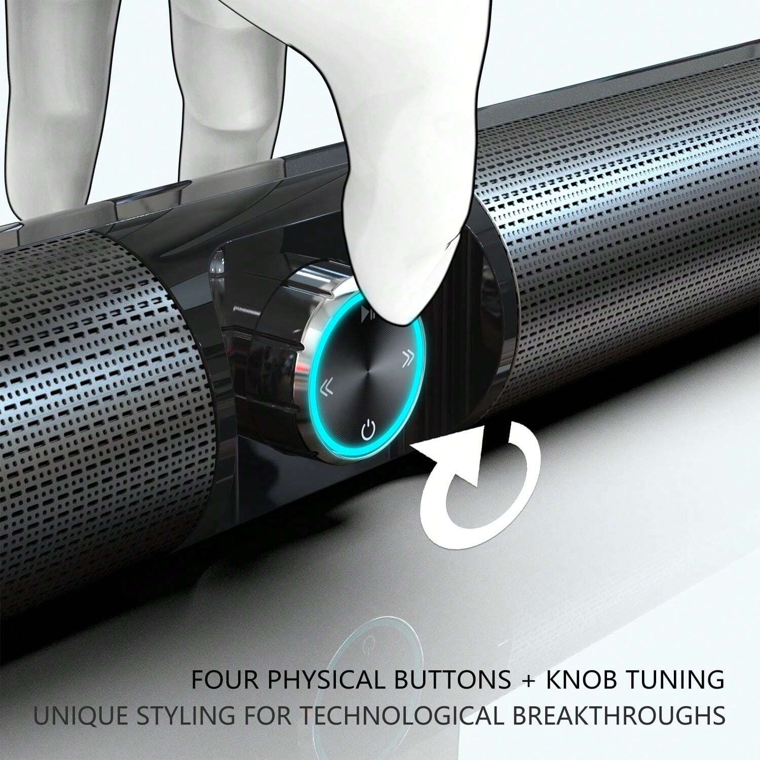 Home Theater TV Sound System, Supports Wireless, TF Card, AUX, And FW