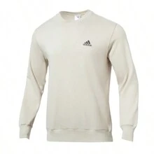 Adidas Sudadera estilo novio para hombres 2024 Nueva, cómoda, de cuello redondo, entrenamiento deportivo casual, Jg8493