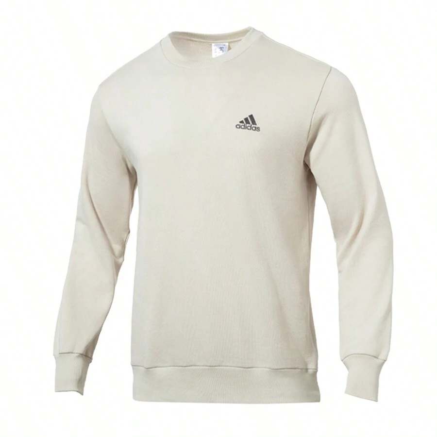 Adidas Sudadera estilo novio para hombres 2024 Nueva, cómoda, de cuello redondo, entrenamiento deportivo casual, Jg8493
