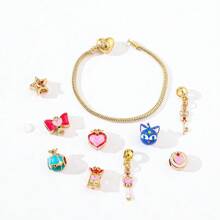 1 pieza Brazalete creativo con un adorno en forma de moño de Sailor Moon, de estilo kawaii y anime, adecuado para que las damas lo usen a diario, un regalo ideal para el Día de San Valentín