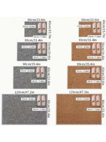 户外高端亚麻材质，升级防滑柔软高档可洗底部，多用途客厅、入口、浴室、厨房防滑防尘吸水防刮易护理地毯门垫，适用于家庭酒店公寓商业用途