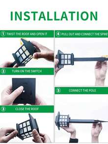 2/4/12 Pcs Solar Landscape Lights, Yard Night Lights, Outdoor Path Lights, Small House Lawn Lights, LED Landscape Lighting Garden Lamps, Solar Powered, Automatic On/Off, For Landscape Walkway, Driveway, Yard & Lawn Decor, Christmas, Halloween, Valentine's Day Gifts, Holiday Family Gathering, Lighting Essentials