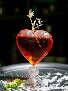 1 件创意透明玻璃鸡尾酒杯，个性化高脚杯香槟杯，适用于家庭、酒吧、冷饮店 - 無色 - 查看 1