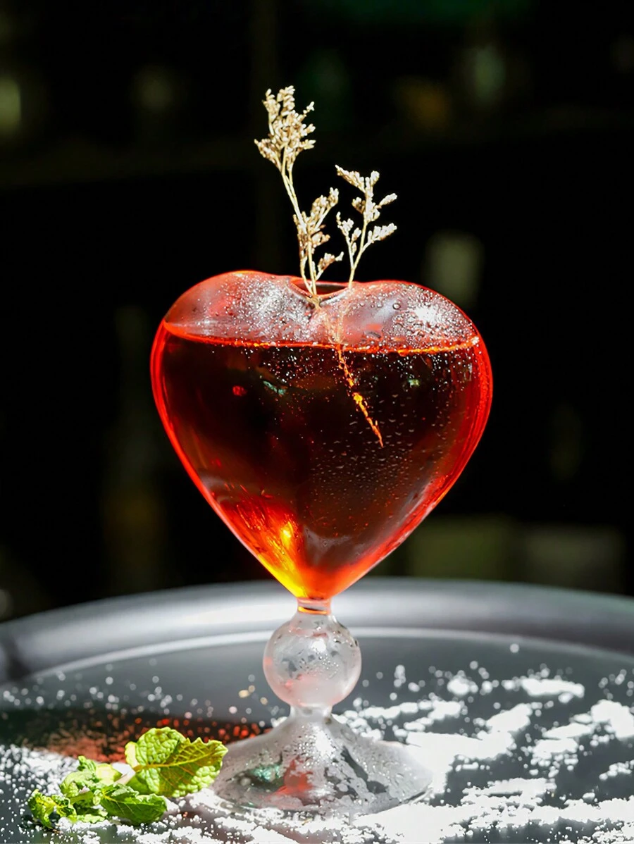 1 件创意透明玻璃鸡尾酒杯,个性化高脚杯香槟杯,适用于家庭、酒吧、冷饮店 - 無色 - 查看 1