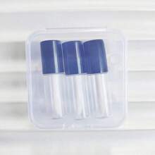 2pcs/Set 3ml Portable Empty Clear Mini Lip Gloss Tube Refillable Lip Balm Gloss Lipstick Containers For Women DIY Makeup Bottles
