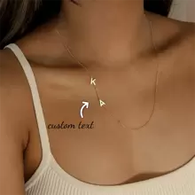 Personalized Sideways Initial Letter Necklace Custom Name Necklace Stainless Steel Nameplate Necklace Choker Necklace For Women Custom Necklace Jewelry Perfect Gift For Her,Gold,Stylish,Colorful,Vintage,Simple,Unisex,Casual,Cuties,Custom,Personalized,Unique,Ideal Gifts For Him,Ideal Gifts For Her,Her,Boyfriend,Girlfriend,Dad,Mom,Family,Friends,For Anniversaries,For Birthdays,For Graduation,For Prom,For Party,Mother's Day Gifts Women