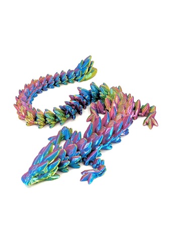 3D 打印石龙减压玩具，惊喜礼物创意小雕像装饰