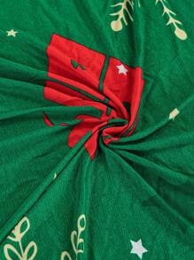 1 件圣诞弹力沙发套，现代风格涤纶面料，可机洗，适合节日装饰