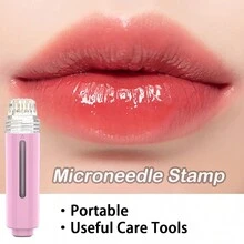 1 con dấu kim siêu nhỏ chăm sóc môi, con dấu làm đẹp bằng kim siêu nhỏ cho da mặt, con dấu nâng môi 0,25mm, dụng cụ chăm sóc da mặt và môi cá nhân, quà tặng cho nam và nữ - Nhiều màu - Xem 3