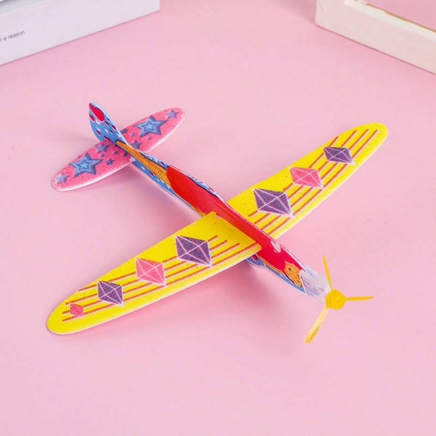1pc Hand Thrown Mini Foam Small Planes,Random Style DIY Plane, Foam