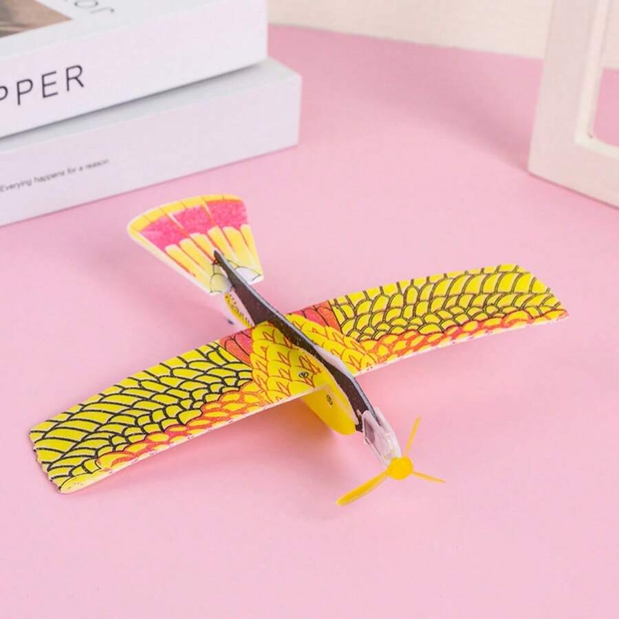 1pc Hand Thrown Mini Foam Small Planes,Random Style DIY Plane, Foam