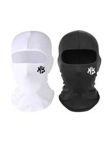 1pc/2pcs Unisex Balaclava Ski Mask, Neck Warmer Hood Windproof Face Cover For Outdoor Activities - Multicolor - View 9