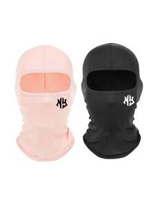 1pc/2pcs Unisex Balaclava Ski Mask, Neck Warmer Hood Windproof Face Cover For Outdoor Activities - Multicolor - View 7