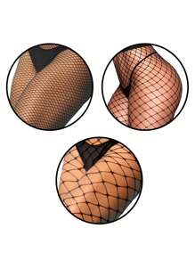 Kit com 3 Meias Arrastão - modelos diferentes