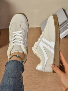 New Thermal Lined Fashion Casual Sports Shoes, Retro Warm Unisex Sneakers, Autumn/Winter