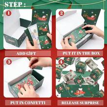 1 套惊喜弹出式盒子，创意生日、情人节、圣诞节礼品盒，包含 10 个弹出式信封 - 彩色 - 查看 4