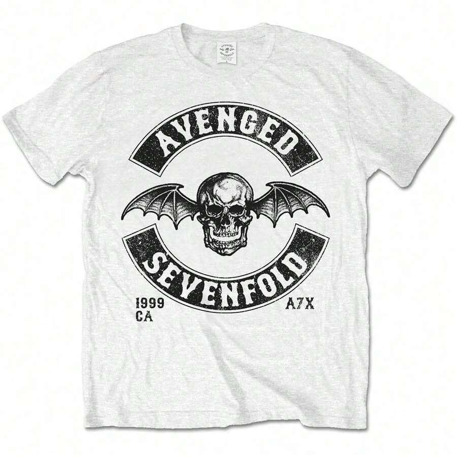 Hey Rusty Avenged Sevenfold Official Band TShirt Moto Seal Mode
