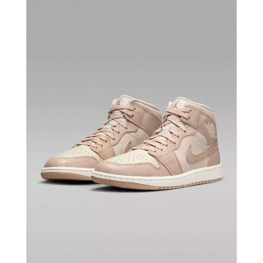 Nike 1 Mid SE FJ3448-200 Sneakers Women's Light Brown Lace Up TF551 - Brown - View 1