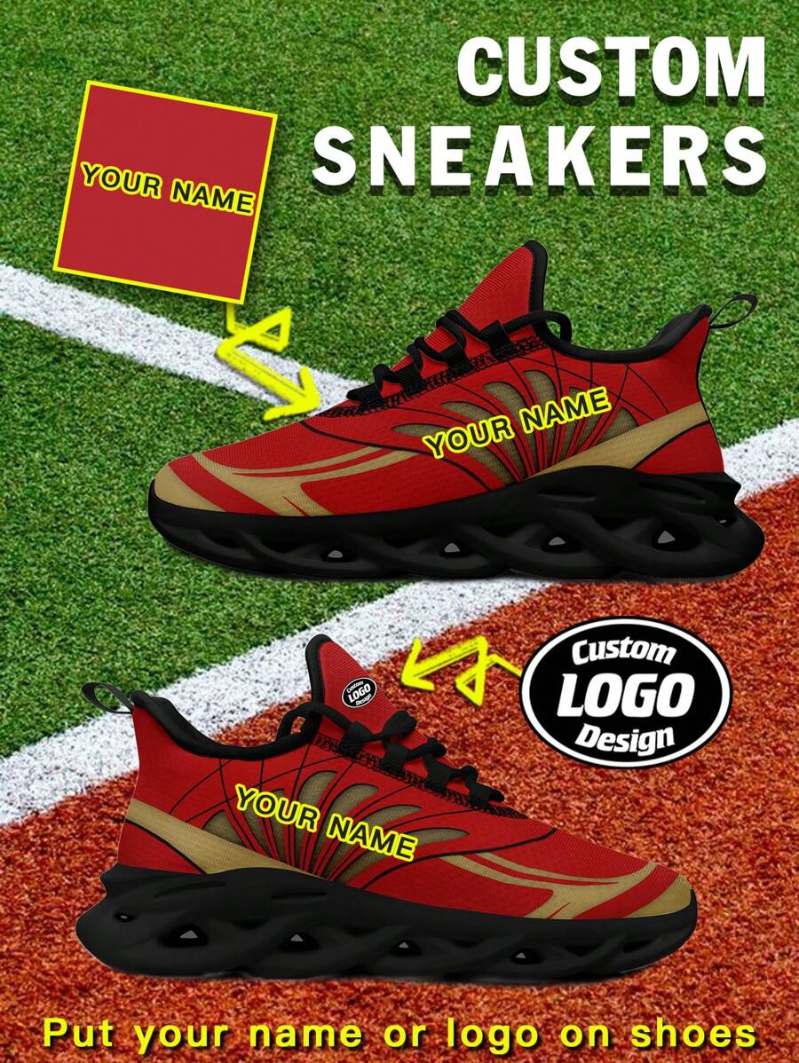 1 双旧金山棒球定制运动鞋、个性化名字跑鞋、定制刀锋运动鞋、个性化礼品低帮跑鞋、名字运动鞋、个性化男女跑鞋、个性化运动休闲鞋、送给妈妈/爸爸/她/他/女朋友/男朋友/妻子/丈夫/朋友的礼物 - 黑色 - 查看 1