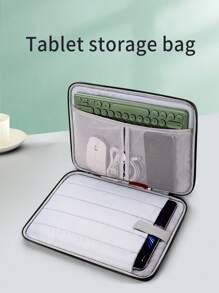 9-11英寸平板电脑保护套，带衬垫旅行保护包，兼容iPad Pro 11英寸（M4）、iPad 10.9英寸（第十代）、iPad Air 11英寸（M2）、Galaxy Tab S9/S8 - 黑色 - 查看 2