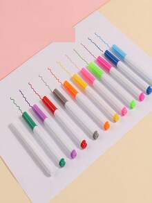 5支随机混合无尘水溶性彩色粉笔、可水洗水彩笔、黑板亚克力板涂鸦彩色笔，色彩鲜艳，无尘，无味，适合绘画和涂鸦，颜色多样，可满足更多需求。 - 彩色 - 查看 5