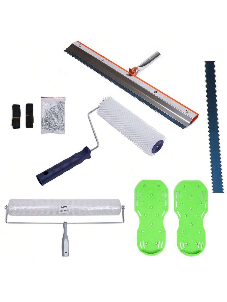 ZhdnBhnos Cement SelfLeveling Tool Kit Epoxy Floor Paint Tool Flooring