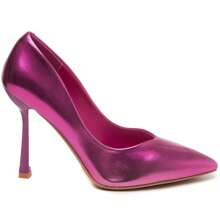 Fashionable Versatile Minimalist Pointed Toe Women Pumps - Hot Pink - View 4