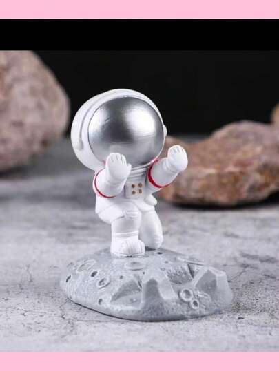 1 pieza Soporte de teléfono móvil de escritorio con diseño de astronauta,compatible con ambos dispositivos, adecuado para escritorio, mesita de noche, sala de estar, estudio, dormitorio, regalo, etc.