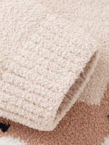 Balabala Young Boy Sleepwear Set Boys' And Girls' Loungewear, Toddlers' And Babies' Warm Half Velvet Pajamas, Parent-Child Cartoon