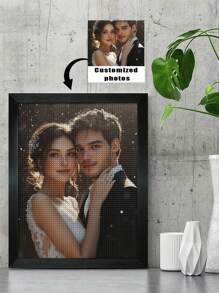 Custom Diamond Painting Kits Full Diamond For Adults, Personalized Photo Customized Diamond Painting, Private Custom Your Own Picture (Round Diamond, 11.7x11.7inch/30x30cm)[No Frame]