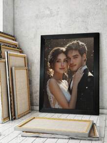 Custom Diamond Painting Kits Full Diamond For Adults, Personalized Photo Customized Diamond Painting, Private Custom Your Own Picture (Round Diamond, 11.7x11.7inch/30x30cm)[No Frame]