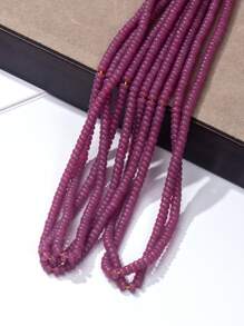 2x4mm Natural Stone Crystal Color Chalcedony Abacus Bead Loose Bead, Wheel Bead Bead Flat Bead, About 160 Beads In A String, Perfect For Jewelry Making, DIY Charm Bracelet Necklaces & Fashion Earrings Accessories, Decorative Beads For Creative Expression