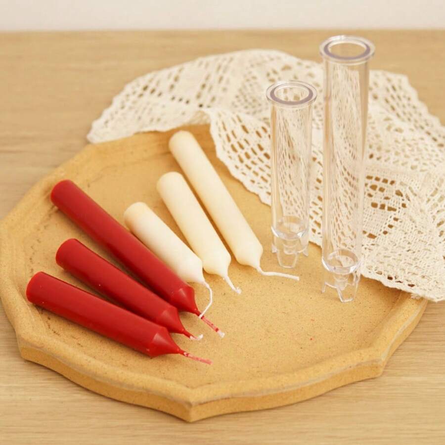Acrylic Mold For Candle Making Tool Cylinder Candlestick Plastic Mould