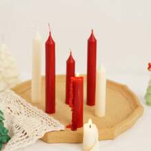 Acrylic Mold For Candle Making Tool Cylinder Candlestick Plastic Mould Wedding Decor Simple Column Scented Candles Birthday Gift - White - View 3