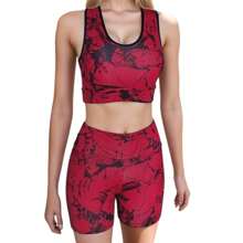 Premium Printed Fitness Gym Set. - Đỏ - Xem 2