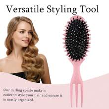 女士卷发梳，卷发梳按摩发刷