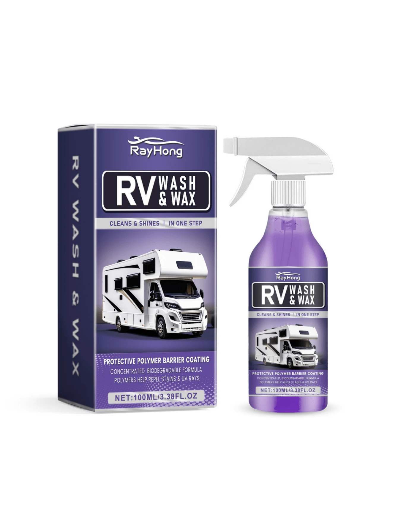 1Step RV Cleaning Solution Easily Removes Stains, Gives Shine Like