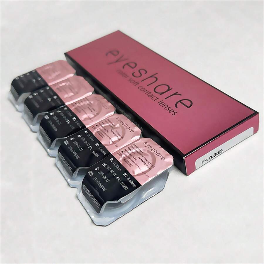 Eyeshare 10 PCS Daily Disposables Lenses Color Eye Lens Gray Lenses