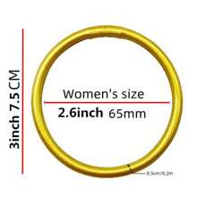 9pcs/Set Multi-Layer Handmade Silicone Waterproof Beach Bracelet Set, Women's Jelly Bracelet Jewelry Gift - Multicolor - View 3