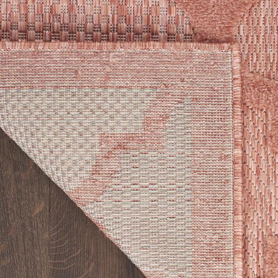 Easy Care 4' X 6' Coral Orange Modern Rug SHEIN USA