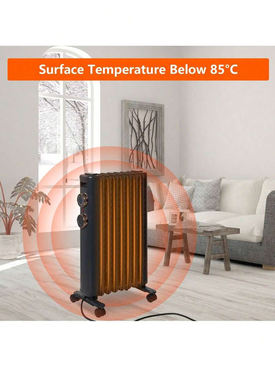 DiClasse DiClasse Electric Radiator Heater Oil Filled Adjustable