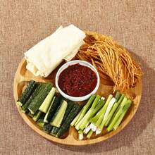 1 件分隔式餐盘托盘，竹制可旋转蔬菜水果拼盘，甜点水果蔬菜食物餐盘托盘，分段式零食容器碗，带 7 个隔层，可盛放糖果、开胃菜、坚果、派对、家庭晚餐、节日和家庭暖心、圣诞节中式婚礼派对