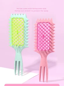 1 Piece Of Curly Hair Brush Brushing Hair Brush, Curly Hair Style Brush, Breathable Shaping And Styling Curly Combing, For Blowing, Shape And Combing, Suitable For Women And Men To Reduce Pulling And Curling Separation Separation And Curling Separation, Hair Brush, Comb, Hair Tools, Hair Products And Accessories For Barber Salon Beauty Travel Essentials,Back To School,Travel Holiday Essentials,Hair Accessories For Women