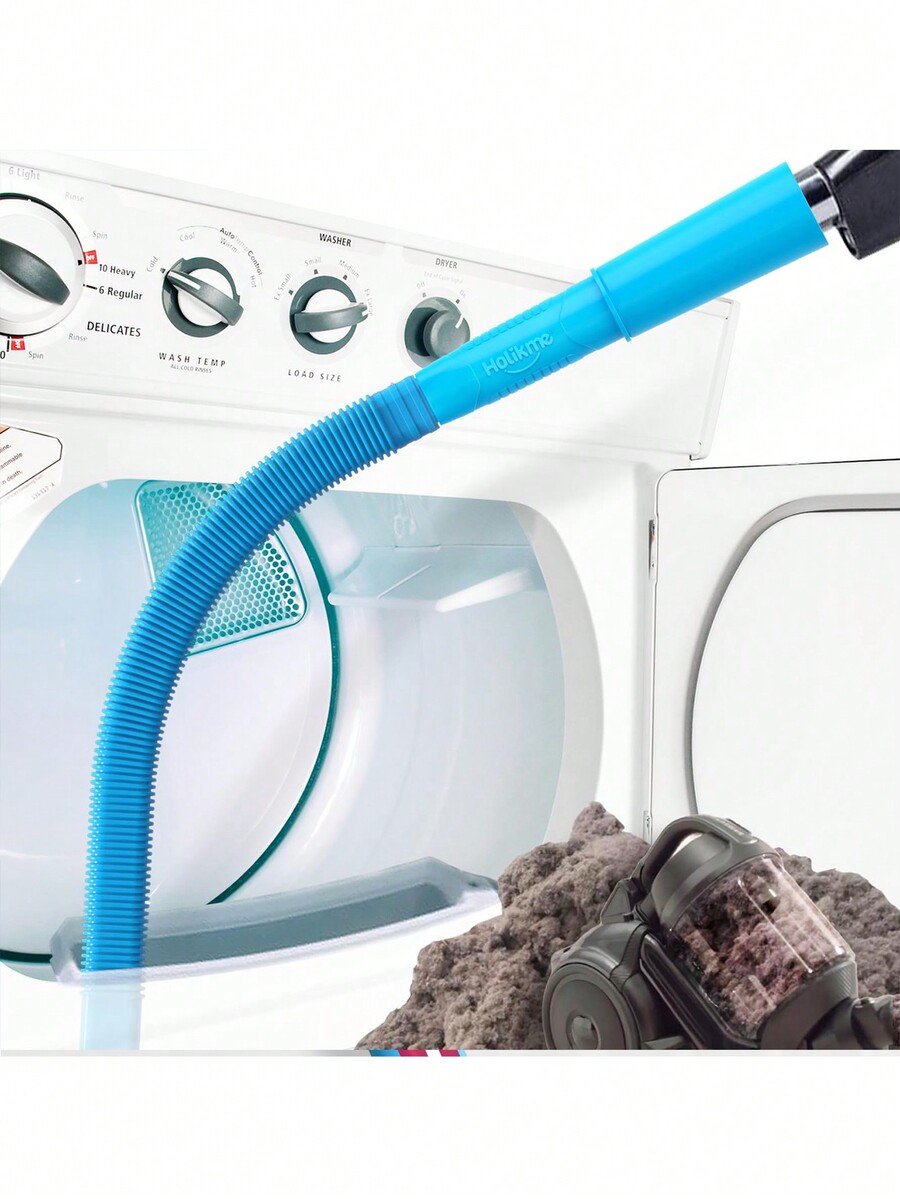 Dryer Vent Cleaner Kit Vacuum Hose Attachment Brush, Lint Remover