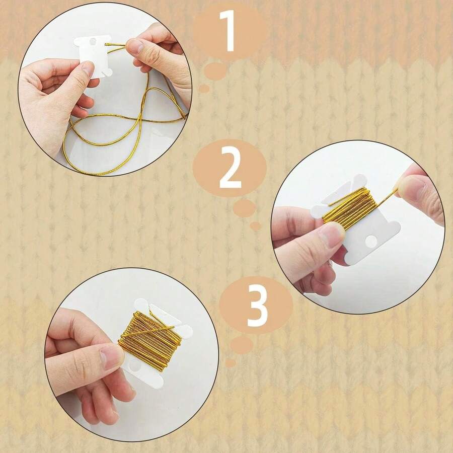 220pcs Spool Of Dental Floss, Spool Of Sewing Thread, Winding Board