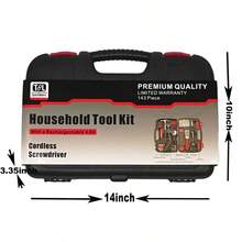 108-143pcs Household Tool Set With Box Basic Home Maintenance Mechanics Tool Kit - 查看 7