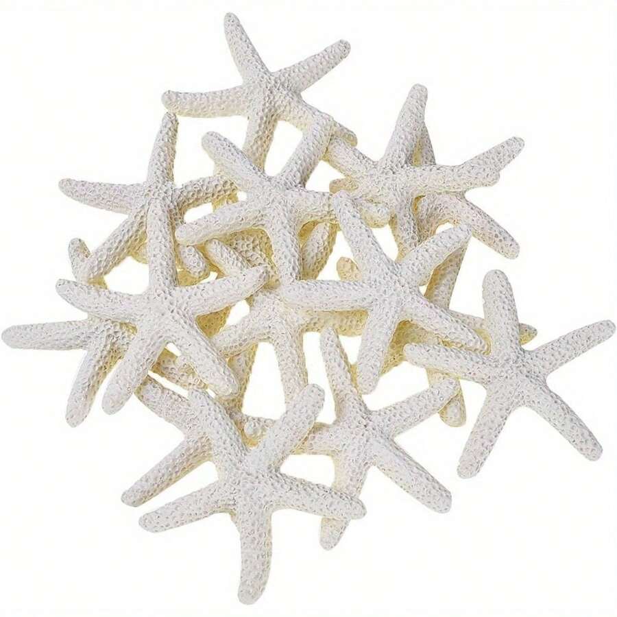 1.18 英寸（3 厘米）树脂海星装饰品 - 非常适合婚礼、节日和家居工艺品，家居装饰配件